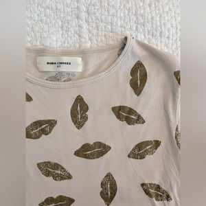 BOBO CHOSES Lip tee Size6-7